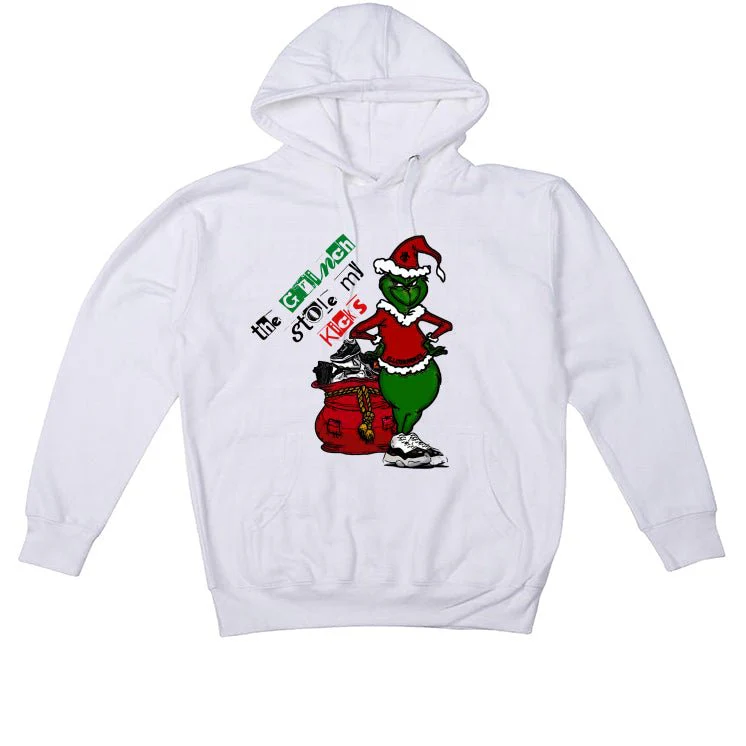 Air Jordan 11 Gratitude | ILLCURRENCY White T-Shirt (Grinch stole my kicks) - Image 3