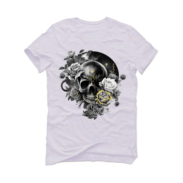 Air Jordan 11 Gratitude | ILLCURRENCY White T-Shirt (Magical Rose) - Image 2