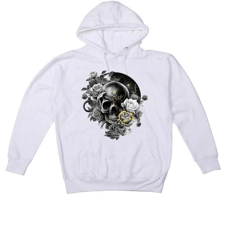 Air Jordan 11 Gratitude | ILLCURRENCY White T-Shirt (Magical Rose) - Image 3