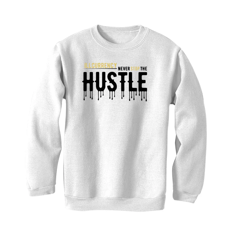 Air Jordan 11 Gratitude | ILLCURRENCY White T-Shirt (Never stop the hustle) - Image 4