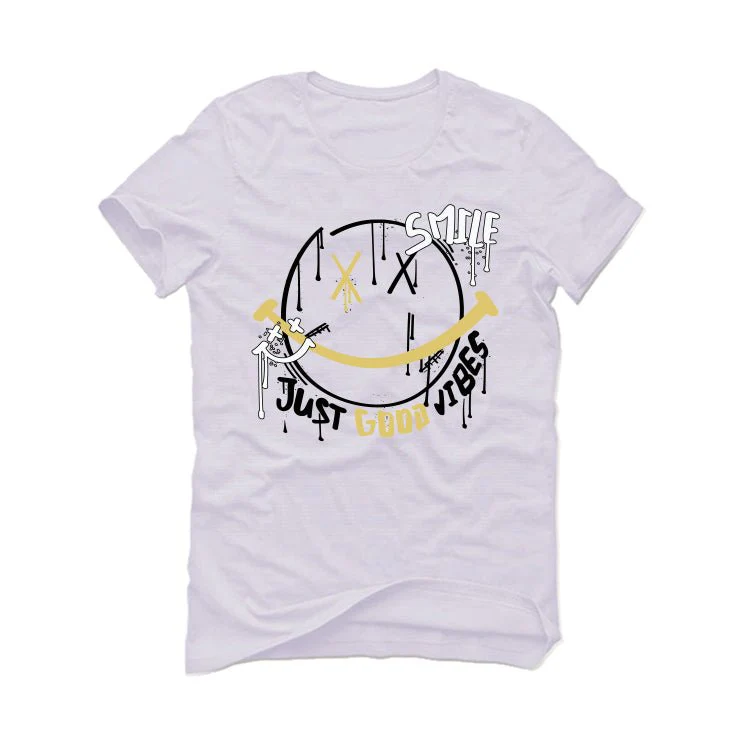 Air Jordan 11 Gratitude | ILLCURRENCY White T-Shirt (Smile) - Image 2