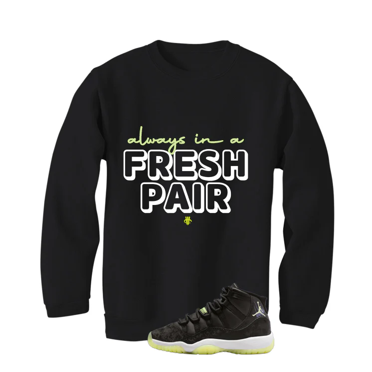 Air Jordan 11 GS Inner Beast Matching T-Shirt, Sweatshirts & Hoodies Black T-Shirt (Always In Fresh Pair)| illcurrency - Image 4