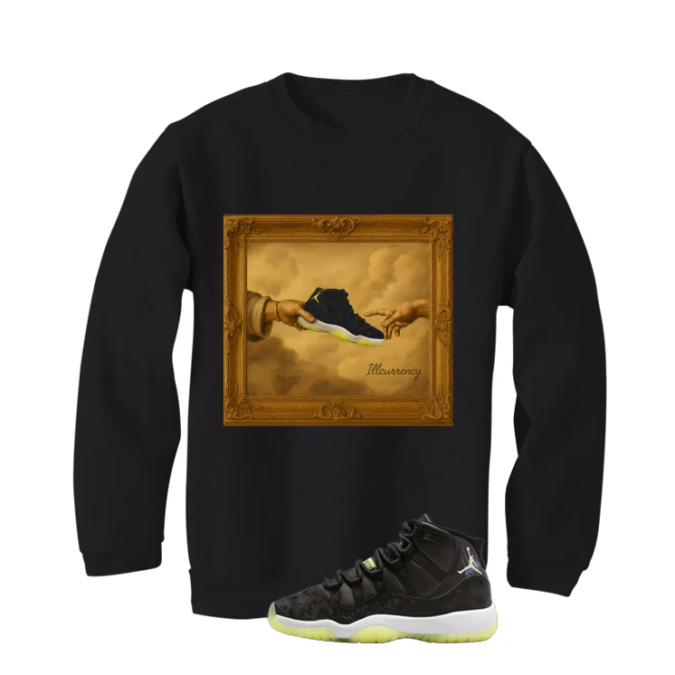 Air Jordan 11 GS Inner Beast Matching T-Shirt, Sweatshirts & Hoodies Black T-Shirt (Chapel)| illcurrency - Image 4