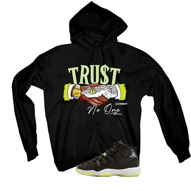 Air Jordan 11 GS Inner Beast Matching T-Shirt, Sweatshirts & Hoodies Black T-Shirt (Trust No One)| illcurrency - Image 3