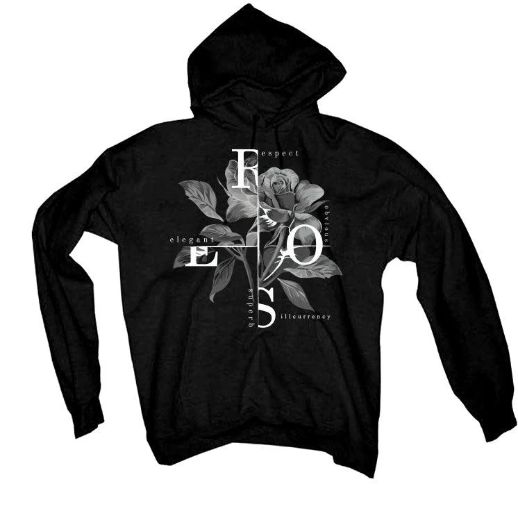 Air Jordan 11 "Jubilee" 25th Anniversary Black T-Shirt (Roses) - Image 2
