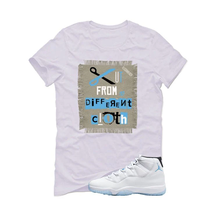 Air Jordan 11 Legend Blue White T-Shirt (Cut from a different cloth)| illcurrency - Image 2