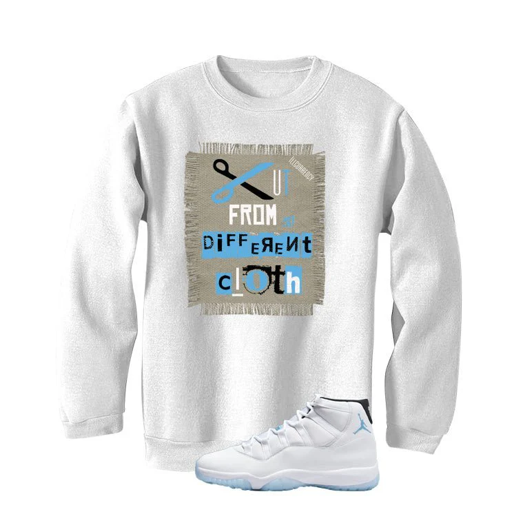 Air Jordan 11 Legend Blue White T-Shirt (Cut from a different cloth)| illcurrency - Image 4