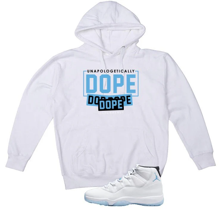 Air Jordan 11 Legend Blue White T-Shirt (DOPE)| illcurrency - Image 3