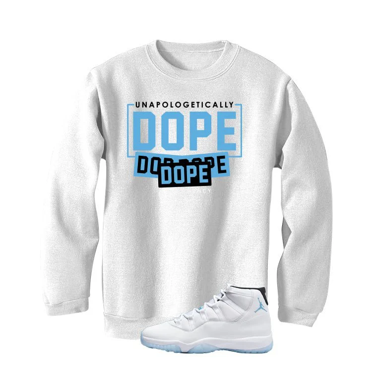 Air Jordan 11 Legend Blue White T-Shirt (DOPE)| illcurrency - Image 4