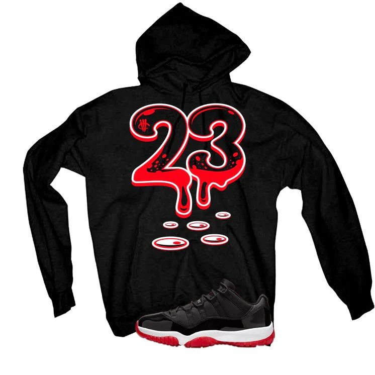 Air Jordan 11 Low Bred Black T-Shirt (23)| illcurrency - Image 3