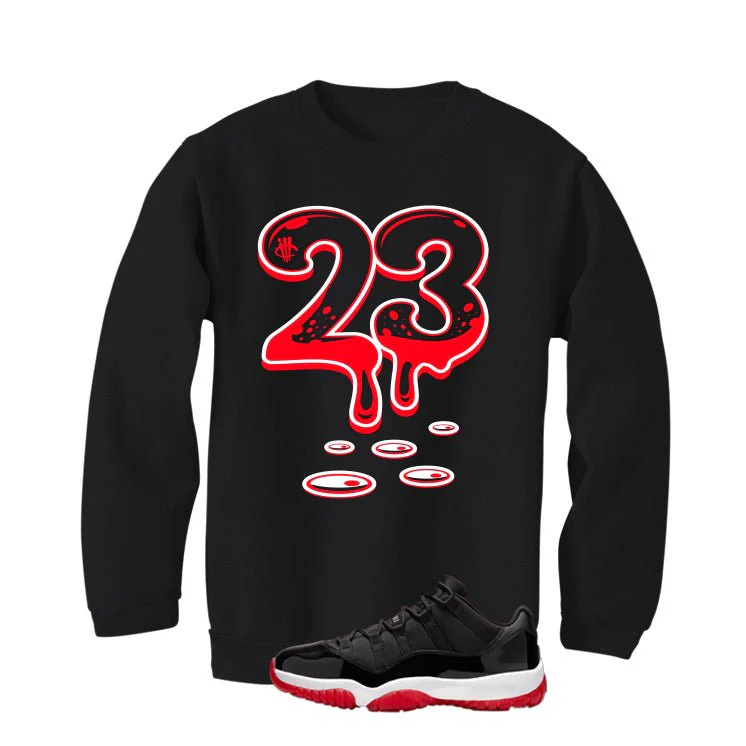 Air Jordan 11 Low Bred Black T-Shirt (23)| illcurrency - Image 4