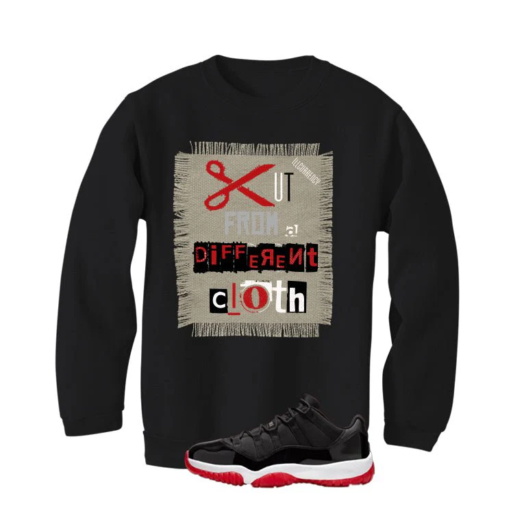 Air Jordan 11 Low Bred Black T-Shirt (Cut from a different cloth)| illcurrency - Image 4