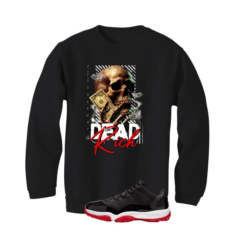 Air Jordan 11 Low Bred Black T-Shirt (Dead Rich)| illcurrency - Image 4