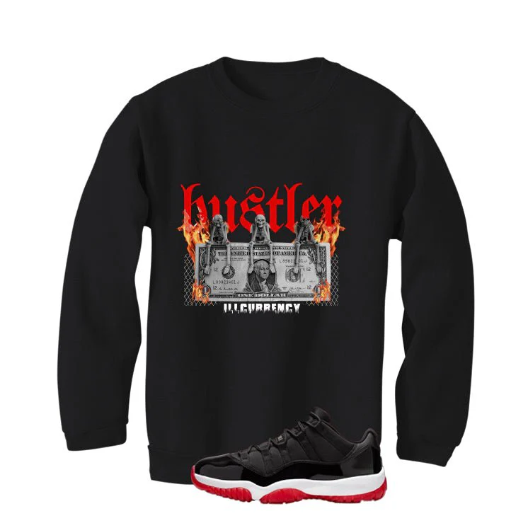 Air Jordan 11 Low Bred Black T-Shirt (See No Evil Hustler)| illcurrency - Image 4