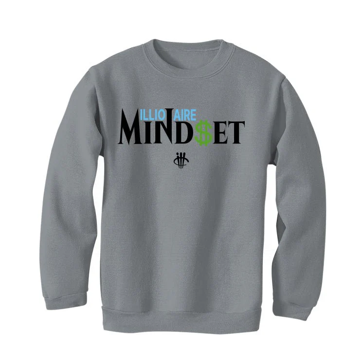 Air Jordan 11 Low “Cement Grey” | illcurrency Grey T-Shirt (Millionaire Mindset) - Image 4