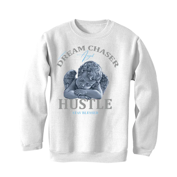 Air Jordan 11 Low “Cement Grey” | illcurrency White T-Shirt (Dream Chaser Angel) - Image 4