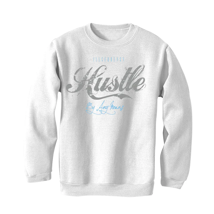 Air Jordan 11 Low “Cement Grey” | illcurrency White T-Shirt (Hustle By Any Means) - Image 4