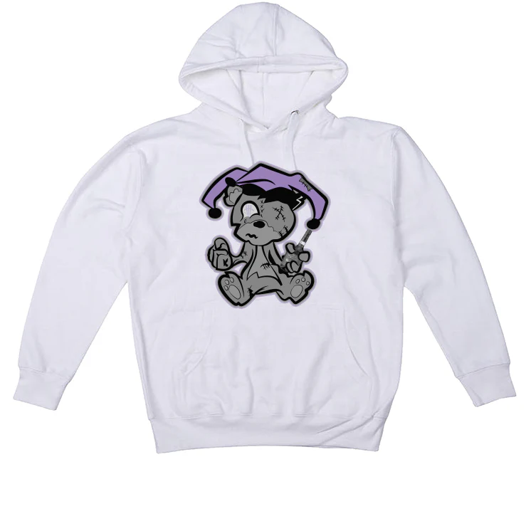 Air Jordan 11 Low "Pure Violet" | illcurrency White T-Shirt (TEDDY JOKER) - Image 3