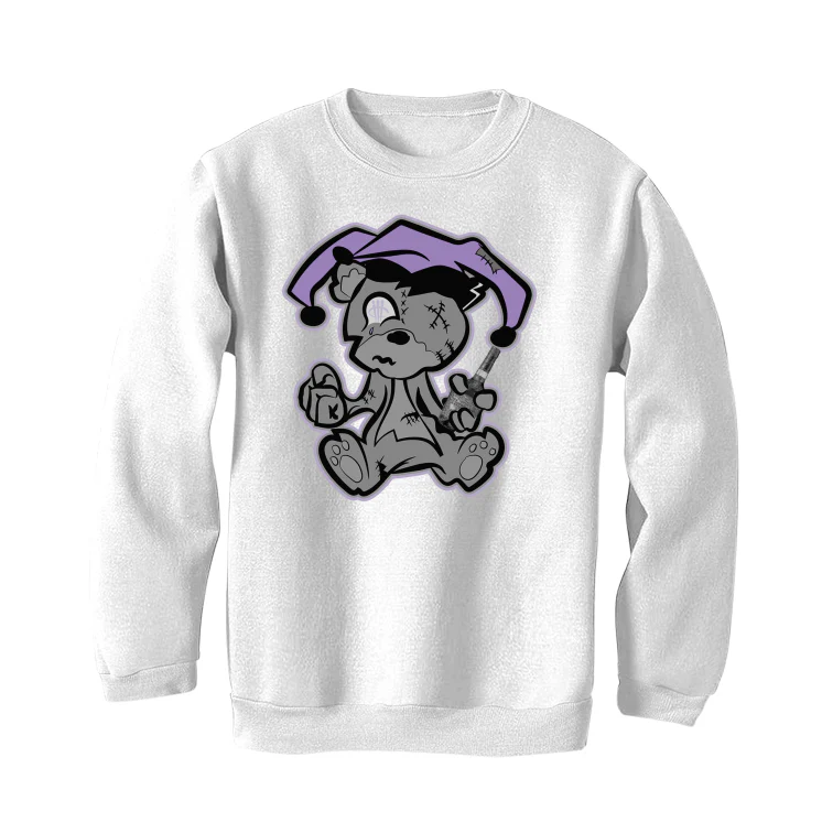 Air Jordan 11 Low "Pure Violet" | illcurrency White T-Shirt (TEDDY JOKER) - Image 4