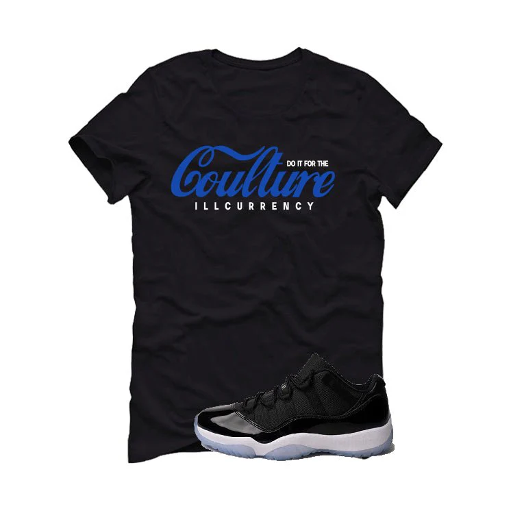 Air Jordan 11 Low “Space Jam” | illcurrency Black T-Shirt (Coulture) - Image 2