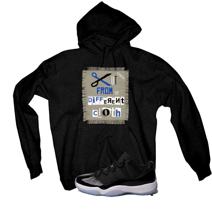 Air Jordan 11 Low “Space Jam” | illcurrency Black T-Shirt (Cut from a different cloth) - Image 3