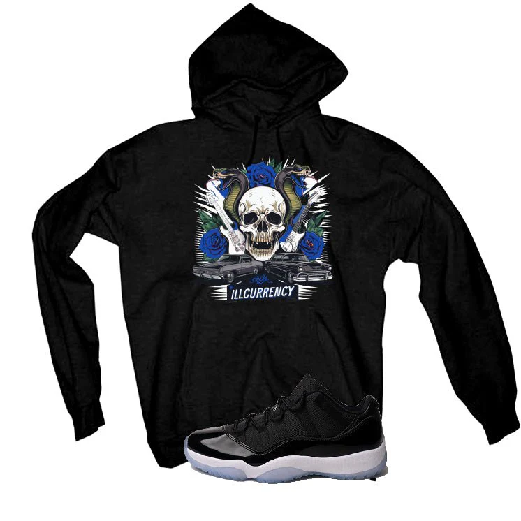 Air Jordan 11 Low “Space Jam” | illcurrency Black T-Shirt (Vintage Illcurrency) - Image 3