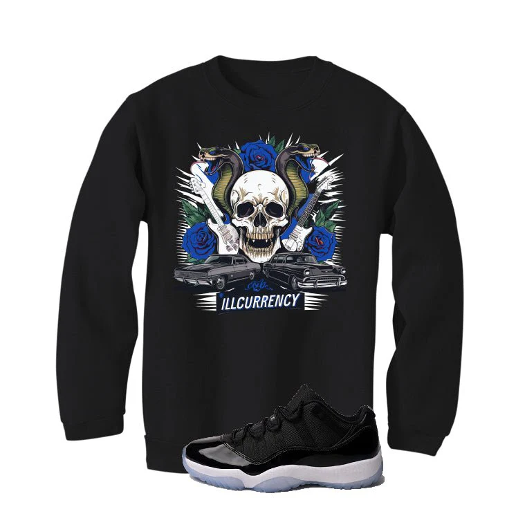 Air Jordan 11 Low “Space Jam” | illcurrency Black T-Shirt (Vintage Illcurrency) - Image 4