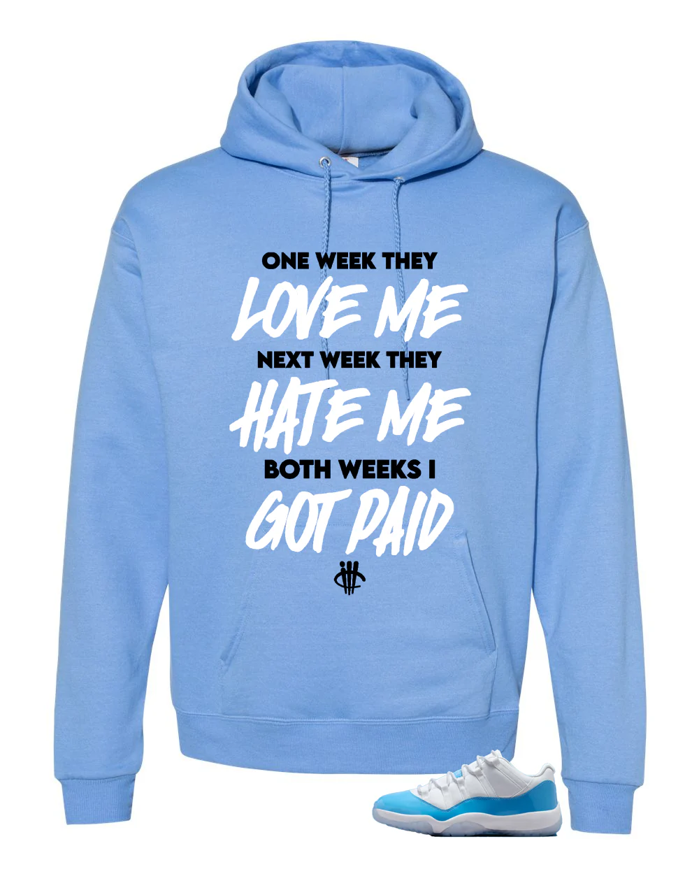 Air Jordan 11 Low University Blue Matching T-Shirt, Sweatshirts & Hoodies Carolina Blue T-Shirt (Paid)| illcurrency - Image 3