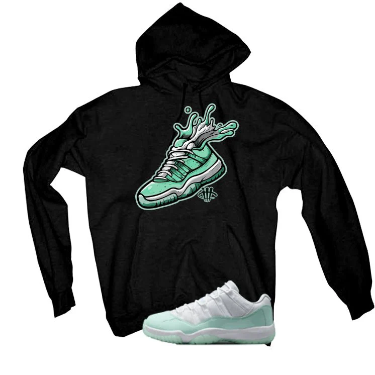 Air Jordan 11 Low WMNS Igloo Black T-Shirt (Splash Shoe)| illcurrency - Image 3