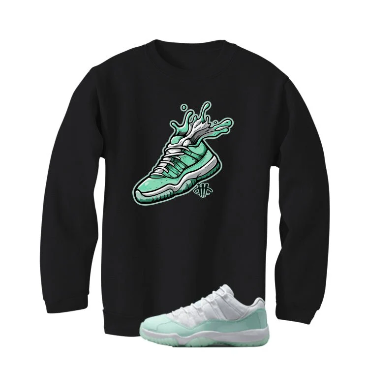 Air Jordan 11 Low WMNS Igloo Black T-Shirt (Splash Shoe)| illcurrency - Image 4