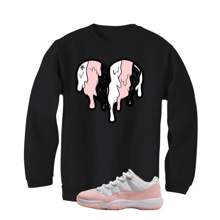 Air Jordan 11 Low WMNS Legend Pink Black T-Shirt (Heart)| illcurrency - Image 3