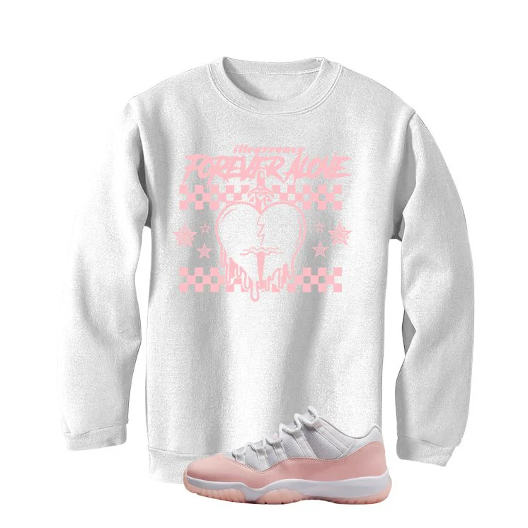 Air Jordan 11 Low WMNS Legend Pink White T-Shirt (Forever Alone)| illcurrency - Image 3