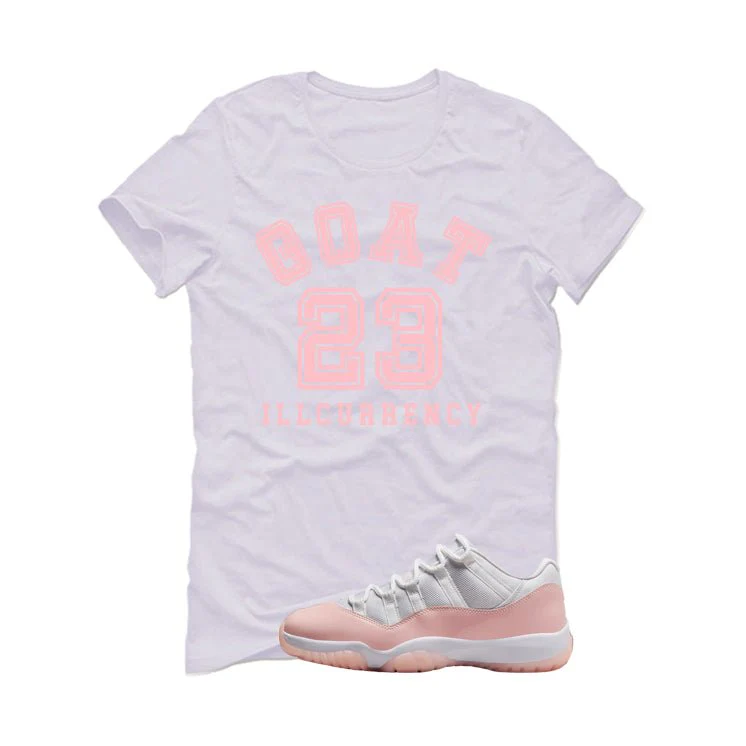 Air Jordan 11 Low WMNS Legend Pink White T-Shirt (GOAT 23)| illcurrency - Image 2