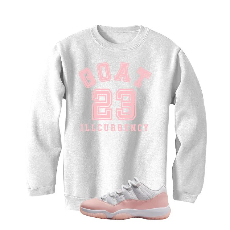 Air Jordan 11 Low WMNS Legend Pink White T-Shirt (GOAT 23)| illcurrency - Image 4