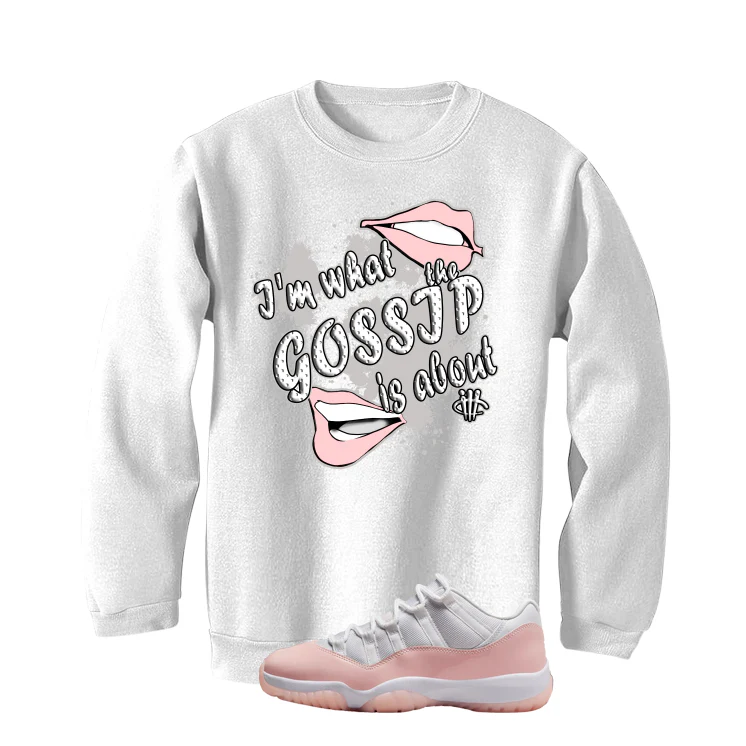 Air Jordan 11 Low WMNS Legend Pink White T-Shirt (Gossip)| illcurrency - Image 4