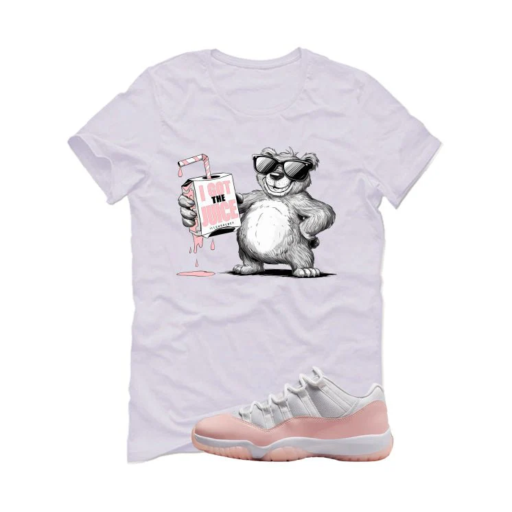 Air Jordan 11 Low WMNS Legend Pink White T-Shirt (I got the juice)| illcurrency - Image 2