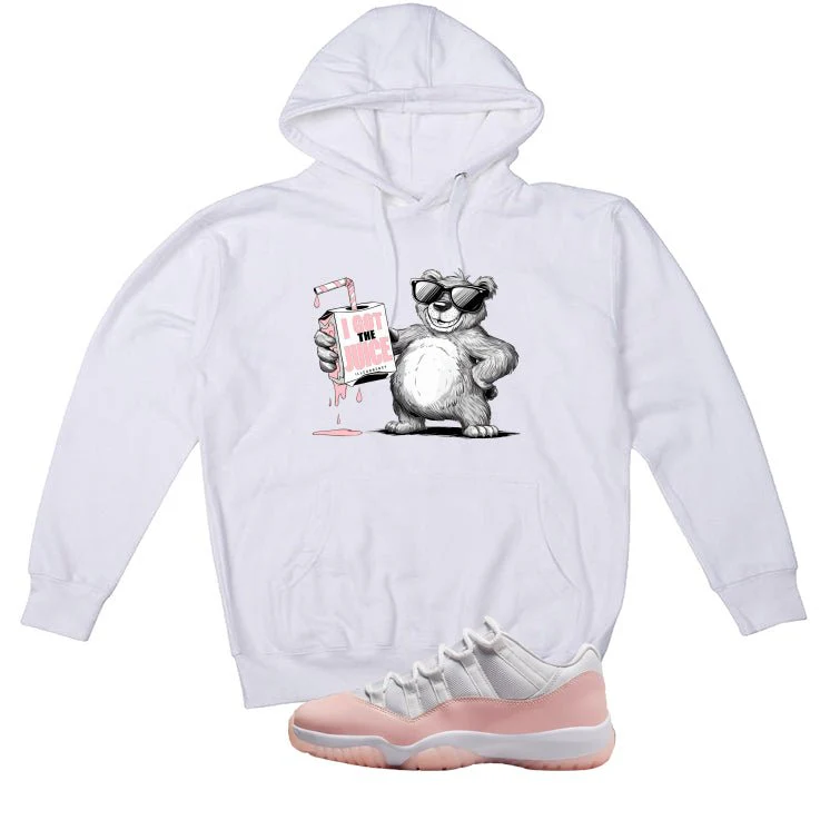 Air Jordan 11 Low WMNS Legend Pink White T-Shirt (I got the juice)| illcurrency - Image 3