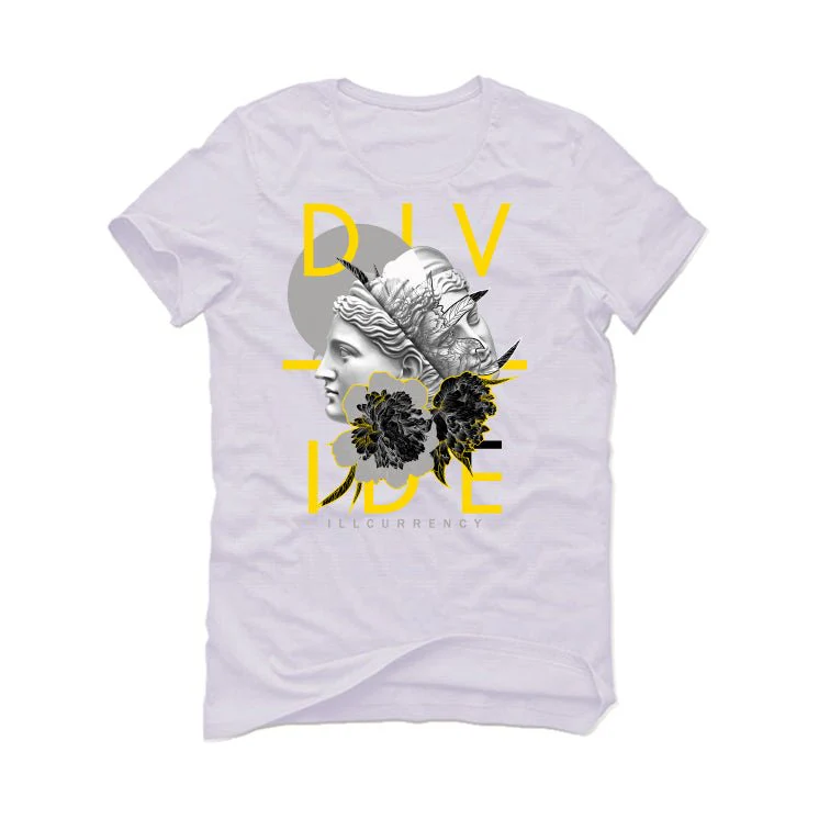 Air Jordan 11 Low WMNS “Yellow Snakeskin” White T-Shirt (Divide) - Image 2