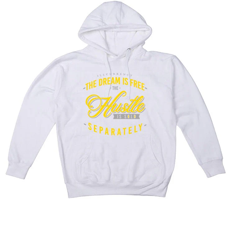 Air Jordan 11 Low WMNS “Yellow Snakeskin” White T-Shirt (The dream is free) - Image 3