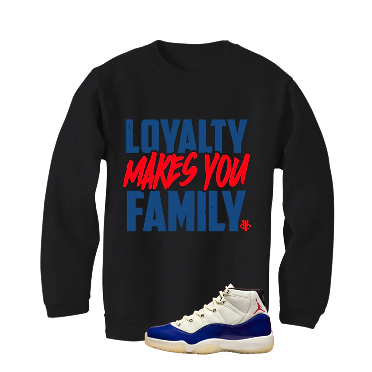 Air Jordan 11 Rare Air Matching T-Shirt, Sweatshirts & Hoodies Black T-Shirt (Loyalty)| illcurrency - Image 4
