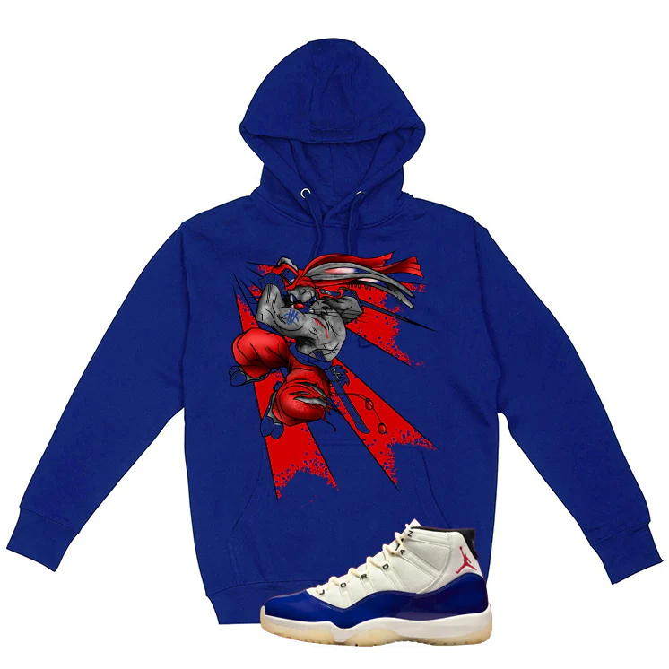 Air Jordan 11 Rare Air Matching T-Shirt, Sweatshirts & Hoodies Royal Blue T-Shirt (Bugs)| illcurrency - Image 3