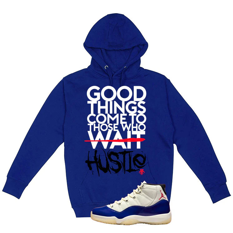 Air Jordan 11 Rare Air Matching T-Shirt, Sweatshirts & Hoodies Royal Blue T-Shirt (Good Things)| illcurrency - Image 3