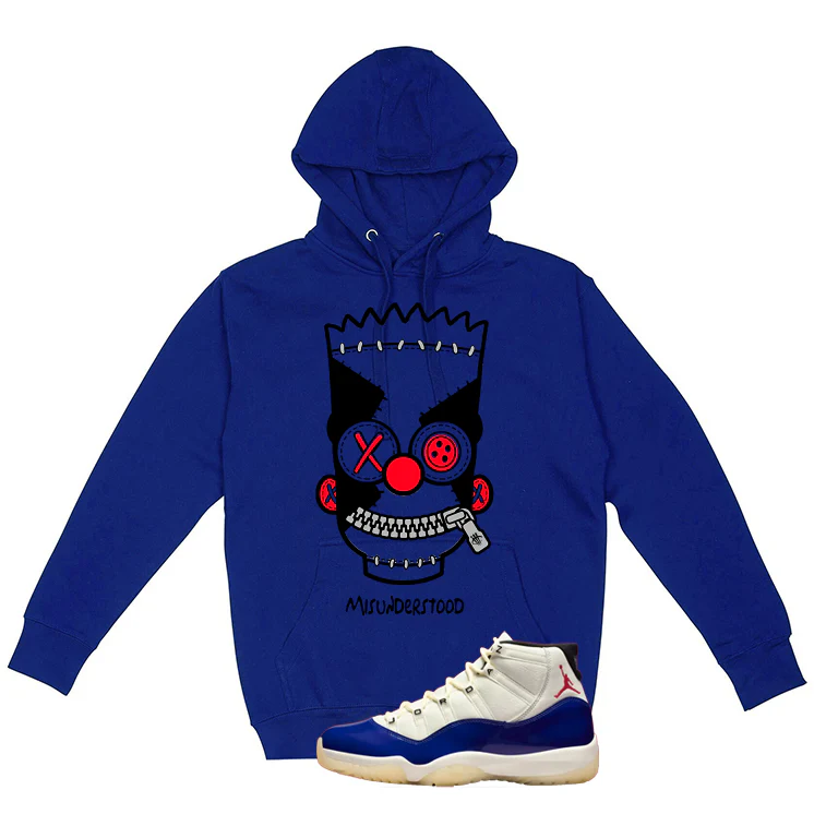 Air Jordan 11 Rare Air Matching T-Shirt, Sweatshirts & Hoodies Royal Blue T-Shirt (Misunderstood)| illcurrency - Image 3
