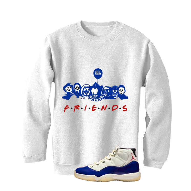 Air Jordan 11 Rare Air Matching T-Shirt, Sweatshirts & Hoodies White T-Shirt (Friends)| illcurrency - Image 4