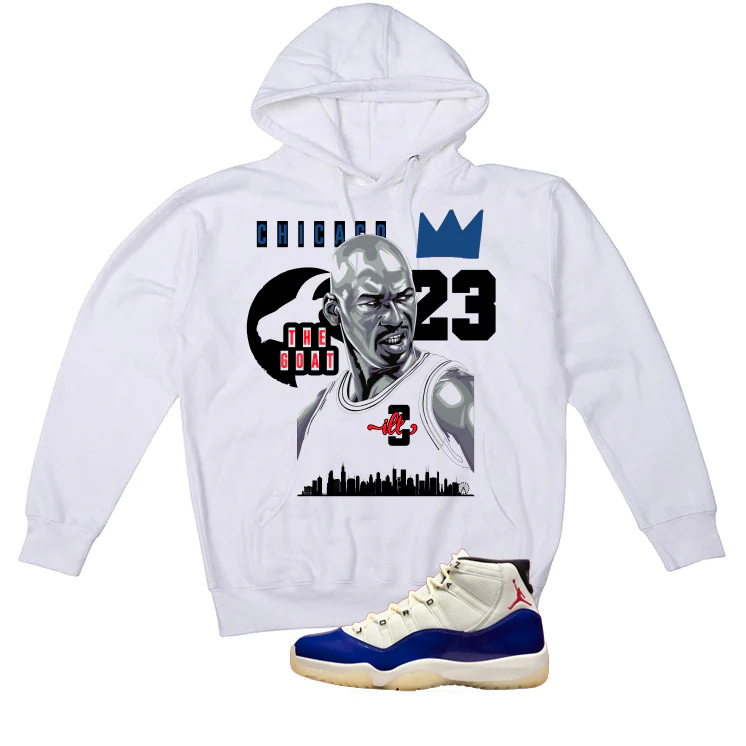 Air Jordan 11 Rare Air Matching T-Shirt, Sweatshirts & Hoodies White T-Shirt (Goat)| illcurrency - Image 3