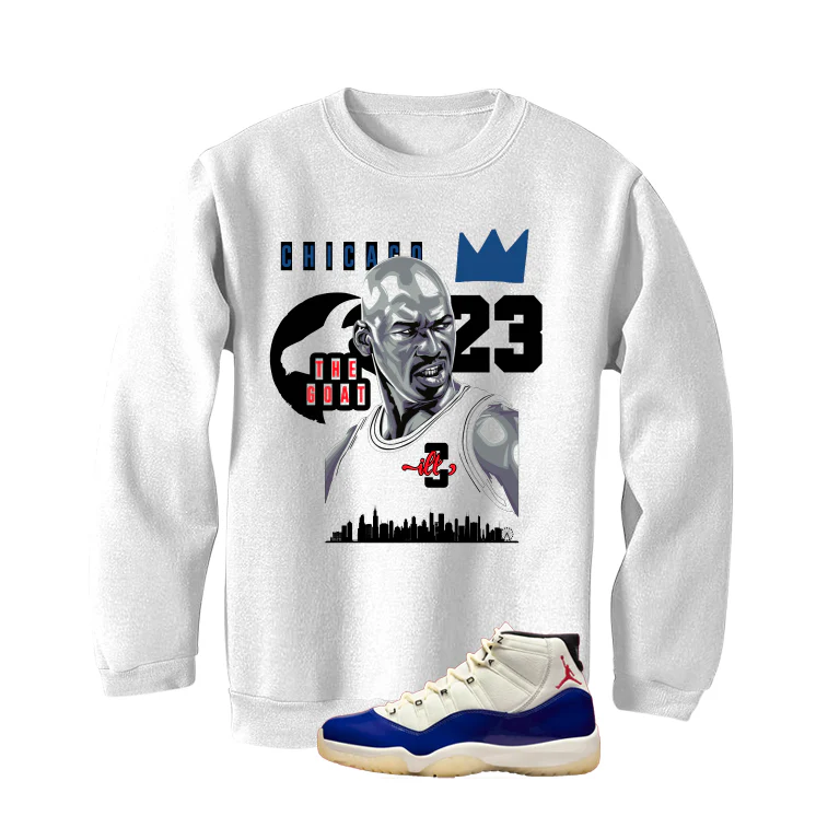 Air Jordan 11 Rare Air Matching T-Shirt, Sweatshirts & Hoodies White T-Shirt (Goat)| illcurrency - Image 4