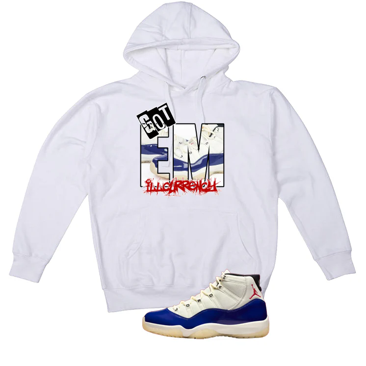 Air Jordan 11 Rare Air Matching T-Shirt, Sweatshirts & Hoodies White T-Shirt (GOT EM)| illcurrency - Image 3