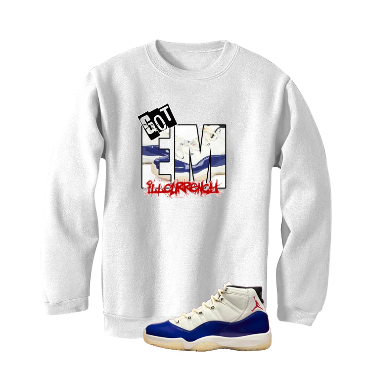 Air Jordan 11 Rare Air Matching T-Shirt, Sweatshirts & Hoodies White T-Shirt (GOT EM)| illcurrency - Image 4