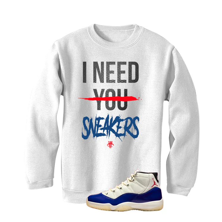 Air Jordan 11 Rare Air Matching T-Shirt, Sweatshirts & Hoodies White T-Shirt (I need your sneakers)| illcurrency - Image 4