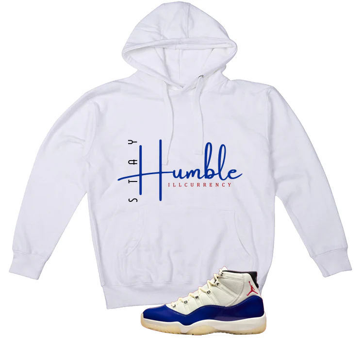 Air Jordan 11 Rare Air Matching T-Shirt, Sweatshirts & Hoodies White T-Shirt (Stay Humble)| illcurrency - Image 3